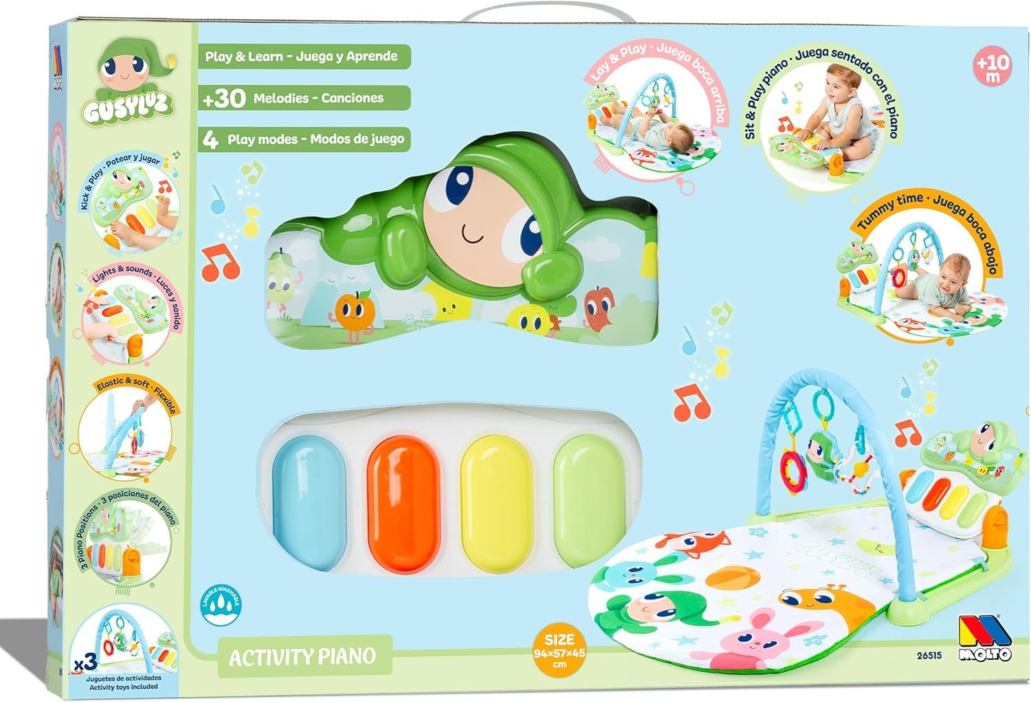 Gimnasio Musical Molto Gusyluz para Bebés - Imagen 5