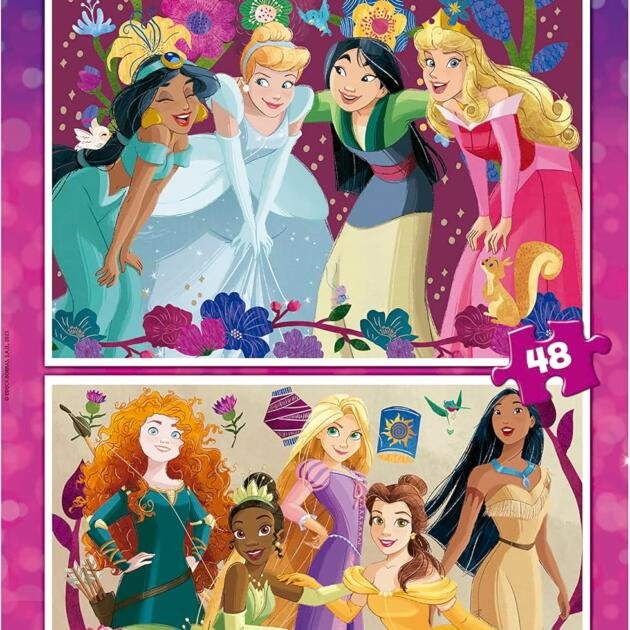 Puzzle Disney Princess Educa 2 x 48 Piezas