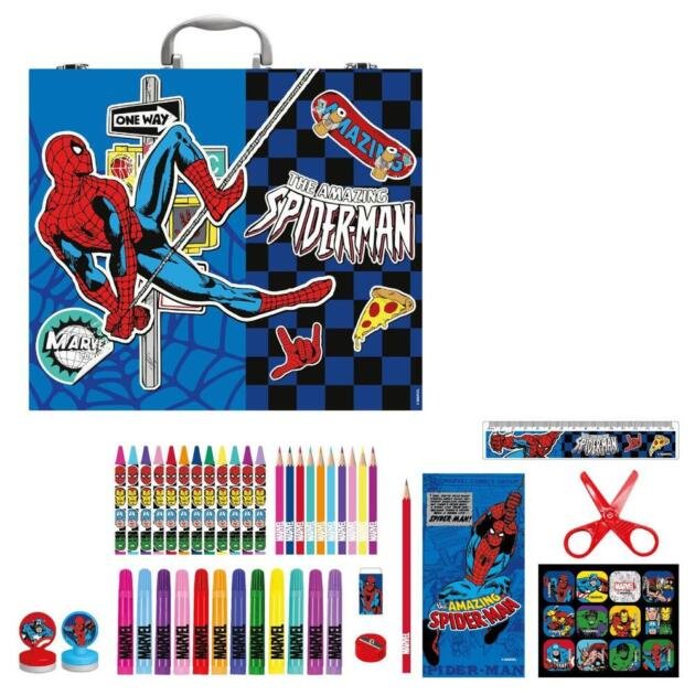 Maletín de Colorear Spider-Man Marvel 51 Piezas