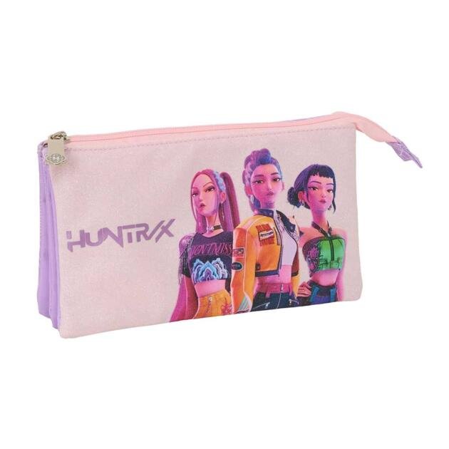 Estuche Triple Huntrix Demon Hunters Escolar