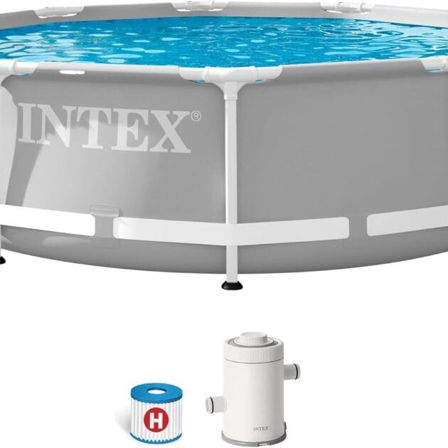 Piscina Desmontable INTEX Prism Frame Ø305 x 76 cm | Depuradora de Cartucho | 4.485 Litros