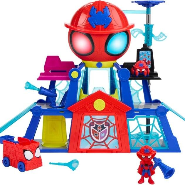 Aracnocuartel de rescate Spidey Amazing Friends | Rescue web-quarters