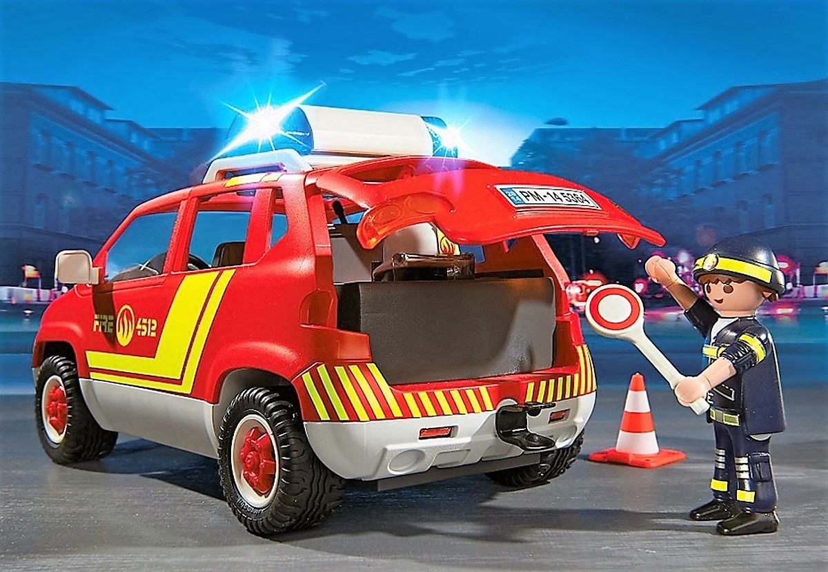 coche bombero playmobil