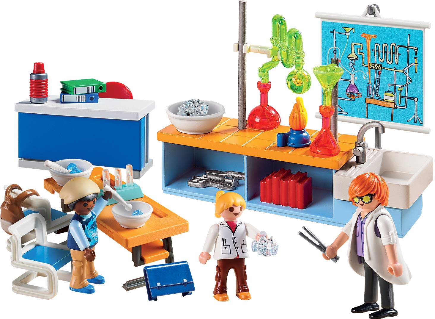 Playmobil Clase De Química Superjuguete Montoro