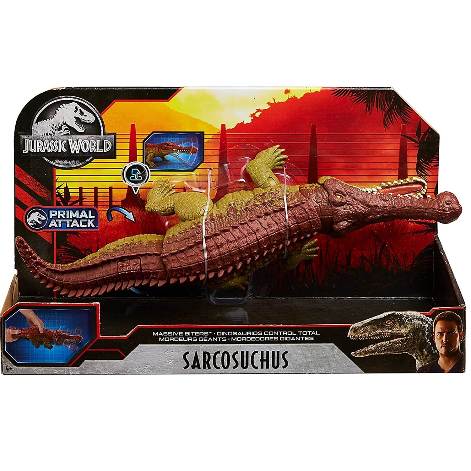 Jurassic World Sarcosuchus Superjuguete Montoro