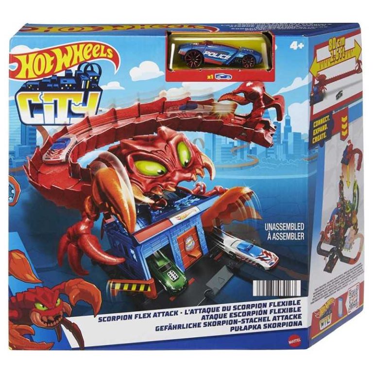 Hot Wheels City Ataque Escorpi N Flexible Superjuguete Montoro