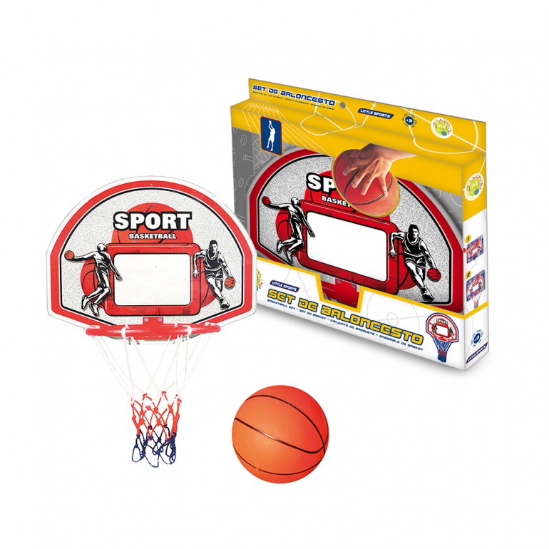 Sun & Sport - Canasta de baloncesto con pelota, Canastas