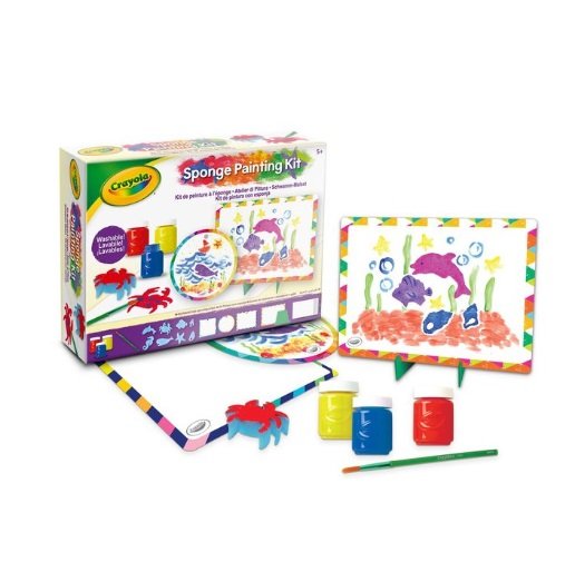 KIT DE PINTURA CON ESPONJA - CRAYOLA