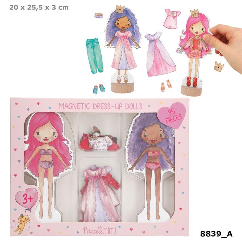 Princess Mimi Muñeca Magnética para Vestir