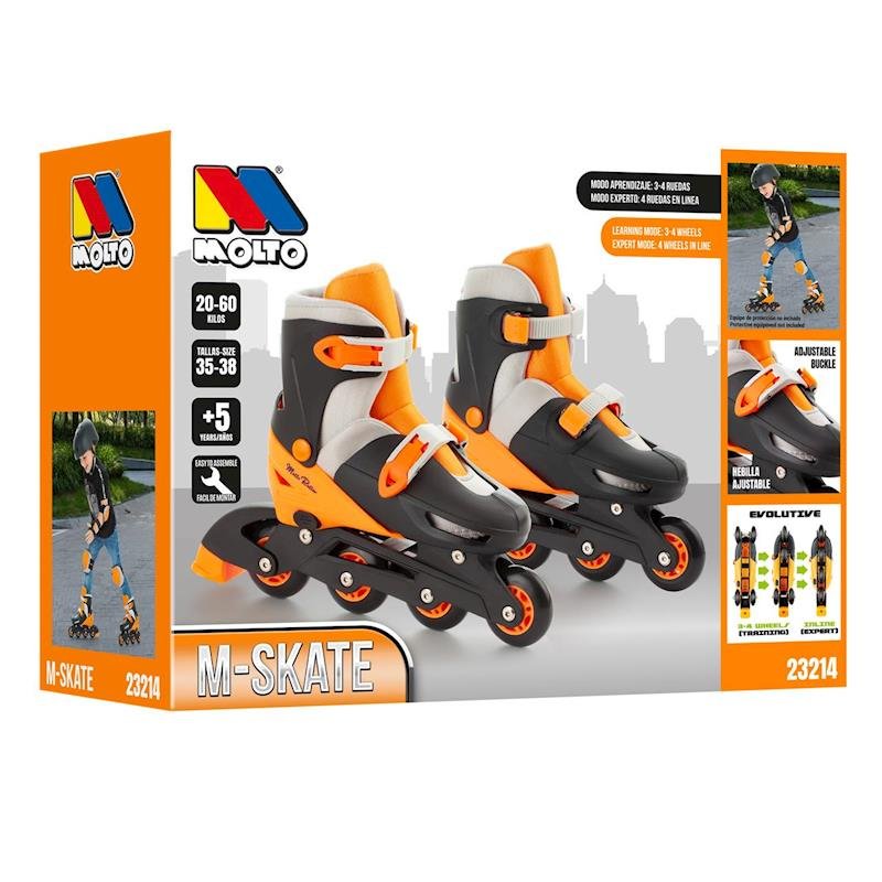 PATINES EN LINEA NARANJA MOLTO