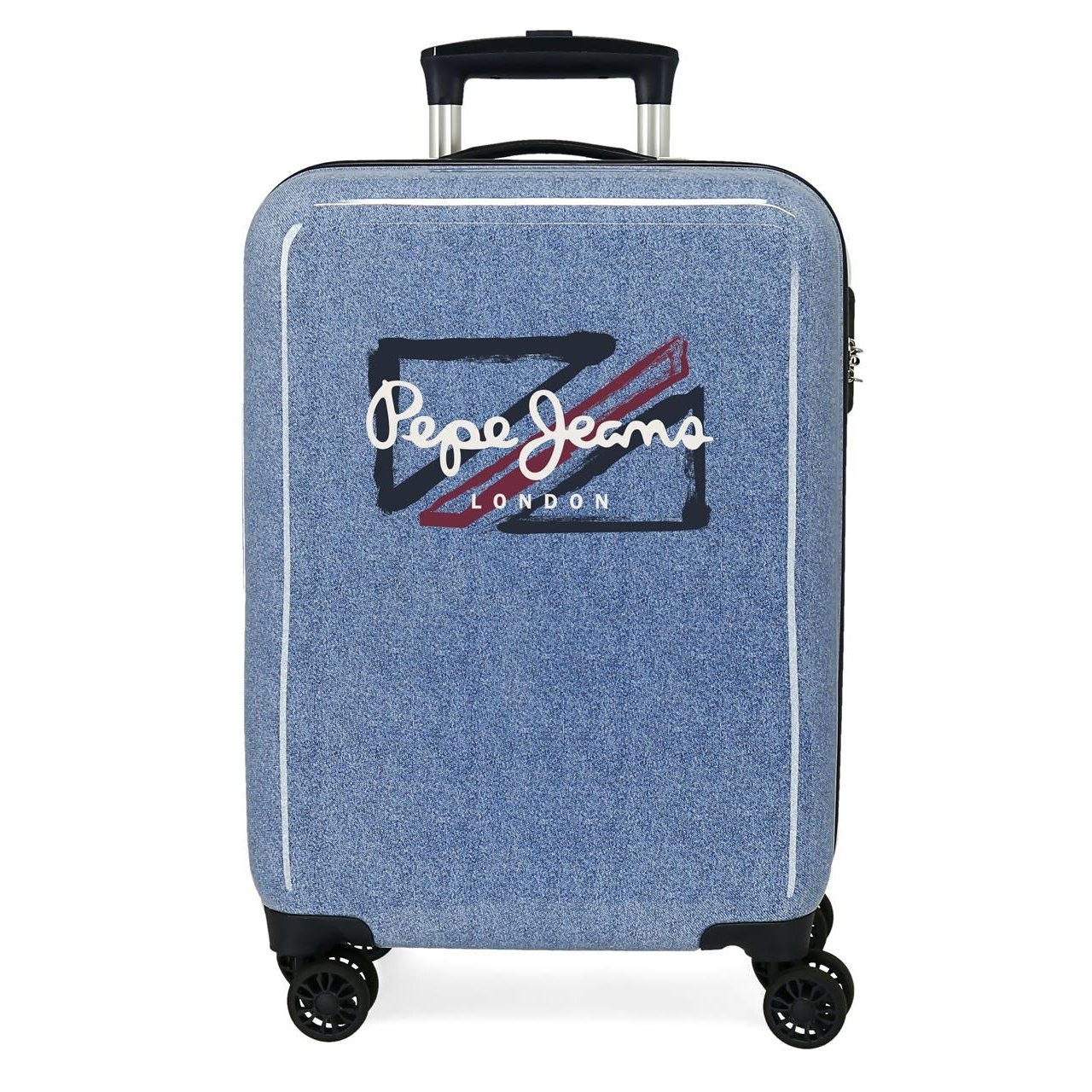 Maleta mediana Pepe Jeans Digital Dash rígida 68cm denim