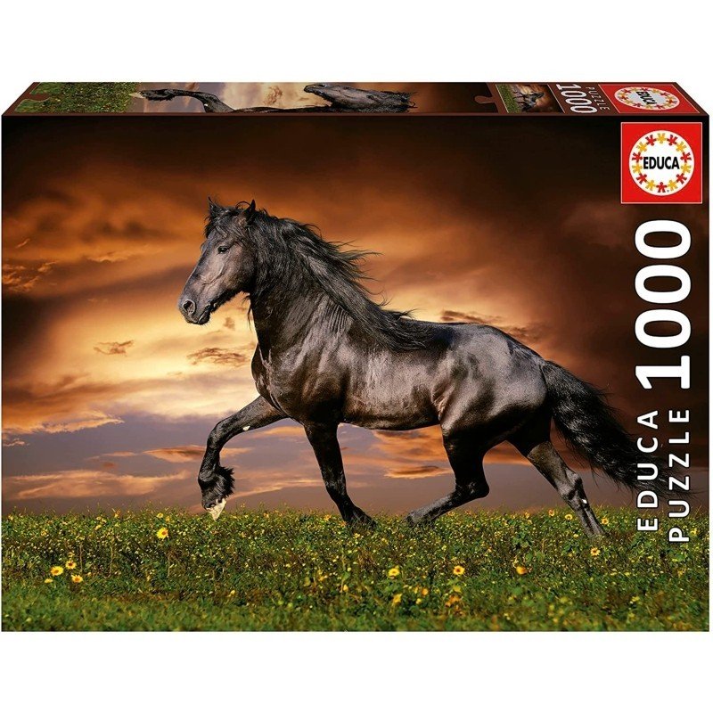 Educa puzzle 1000 piezas Caballo al trote