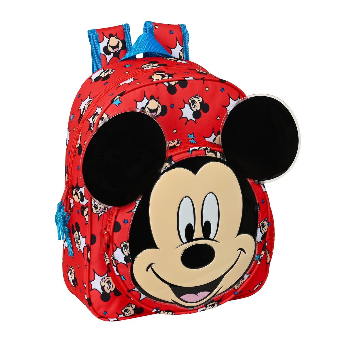 Mochila Escolar MICKEY MOUSE Happy Smiles Infantil 34 cm
