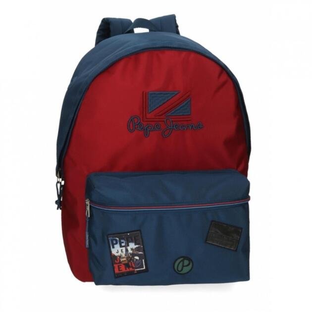 MOCHILA PEPE JEANS CHEST 44CM ROJO