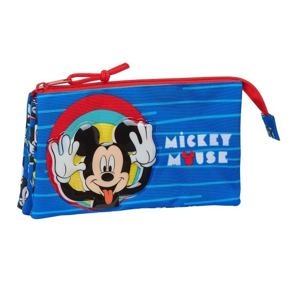 Portatodo Escolar MICKEY MOUSE Me Time - Triple Acordeón