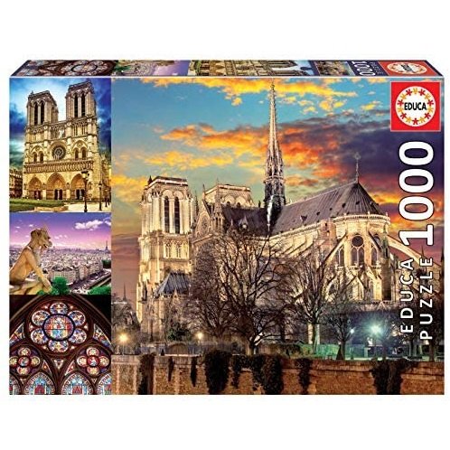 Puzzle 1000 Piezas Collage de Notre Dame
