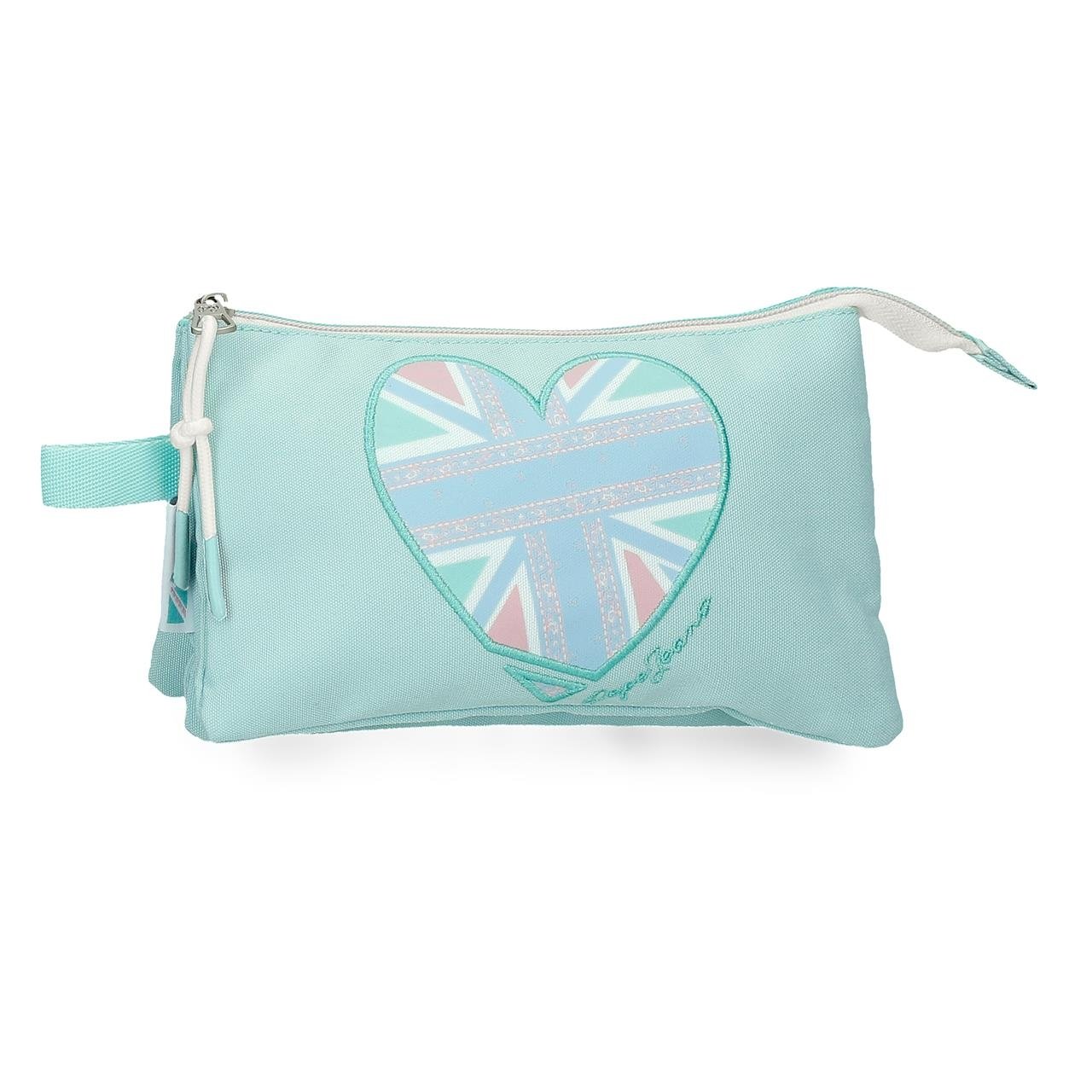 ESTUCHE TRES COMPARTIMENTOS PEPE JEANS NEREA
