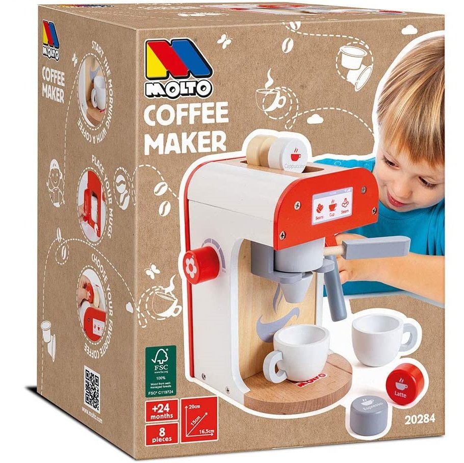 Cafetera de Madera - MOLTO