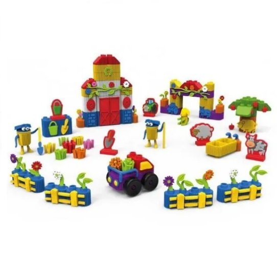 PLAY DOH BLOCKS GRANJA