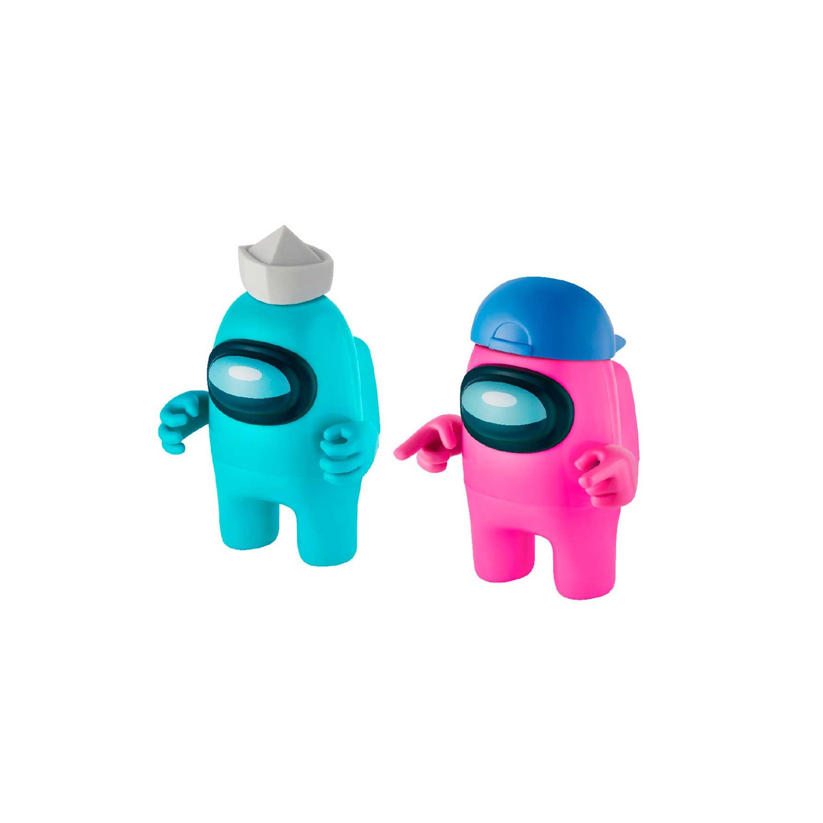 Among Us Serie 2 Figura de Acción Pack 2 - MODELO ROSA AZUL