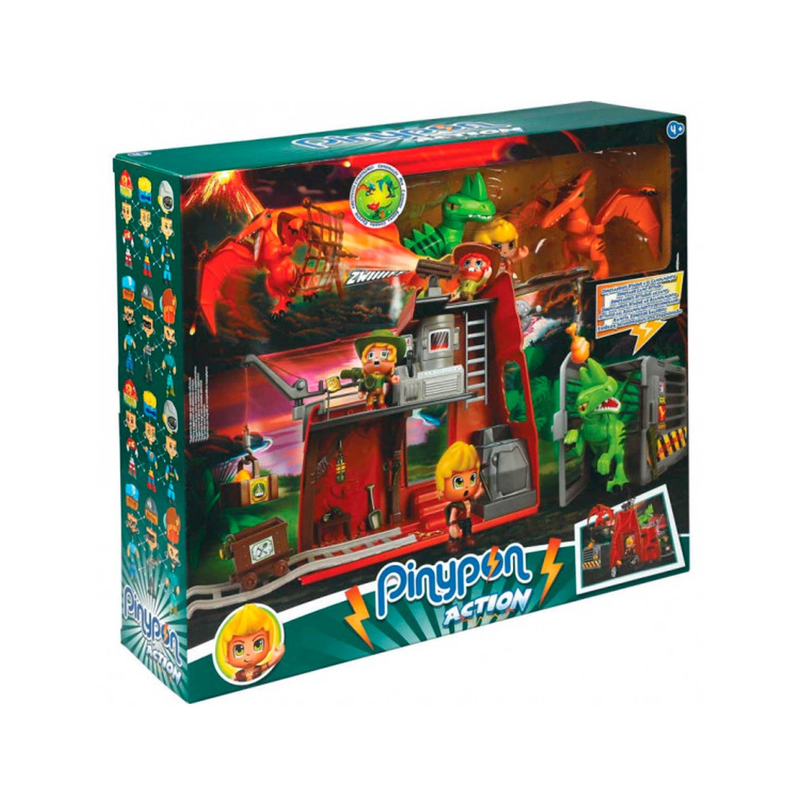 Pinypon Action Wild - Dinos atacan al Campamento