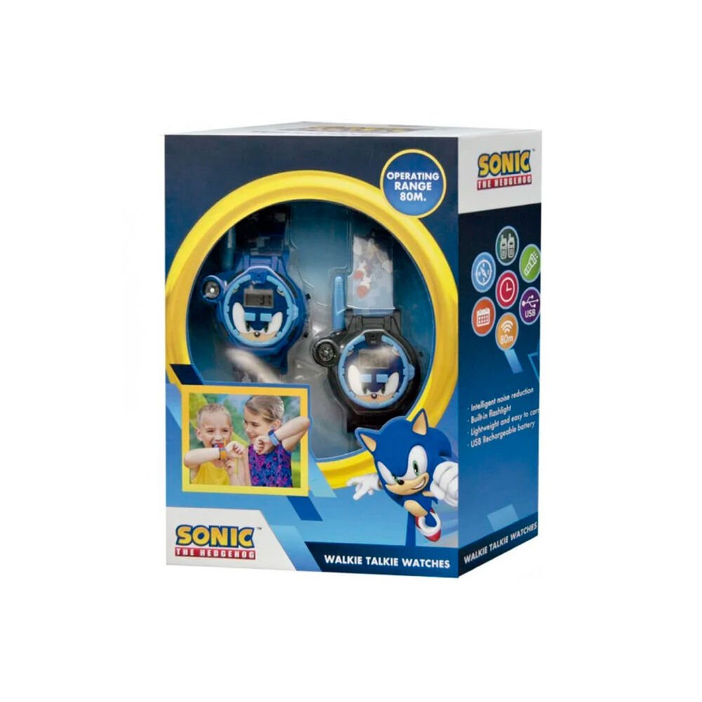 Sonic Reloj Walkie Talkie 2 En 1