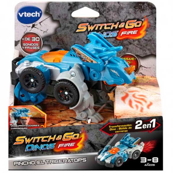 Dino Switch & Go Pincho el Tricerátops