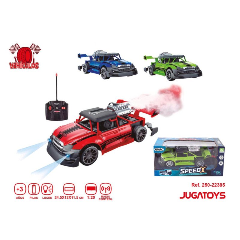 COCHE RADIO CONTROL STUNT SPRAY 1:20