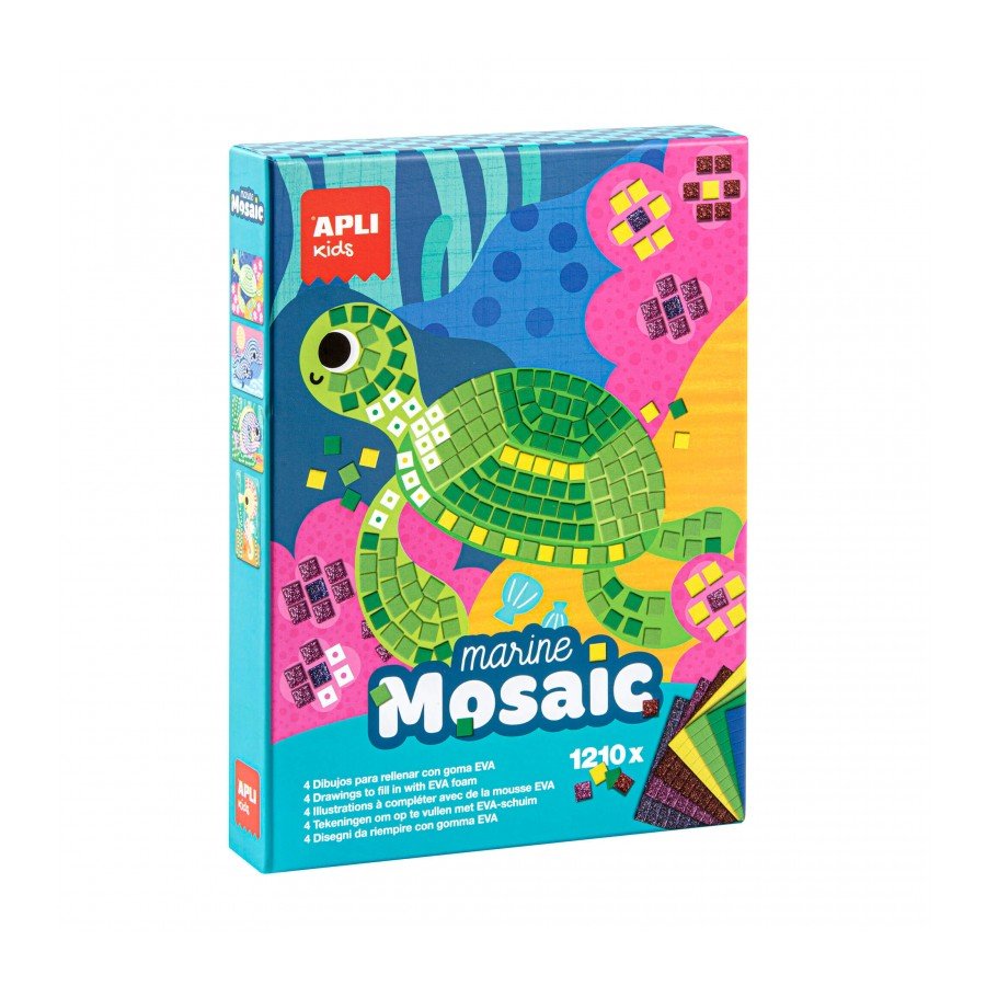 Mosaico goma EVA Marino
