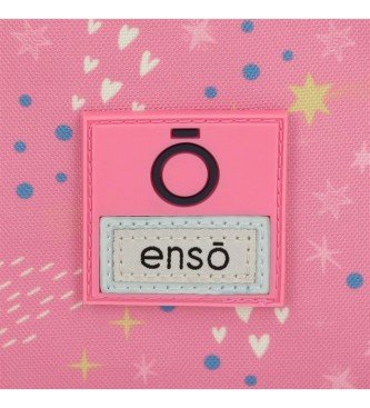 Mochila Enso Dreams Come true dos compartimentos azul-rosa - Imagen 4