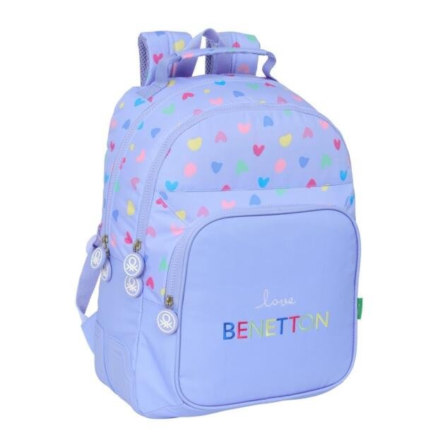 Mochila Benetton Doble Adaptable con Cantoneras