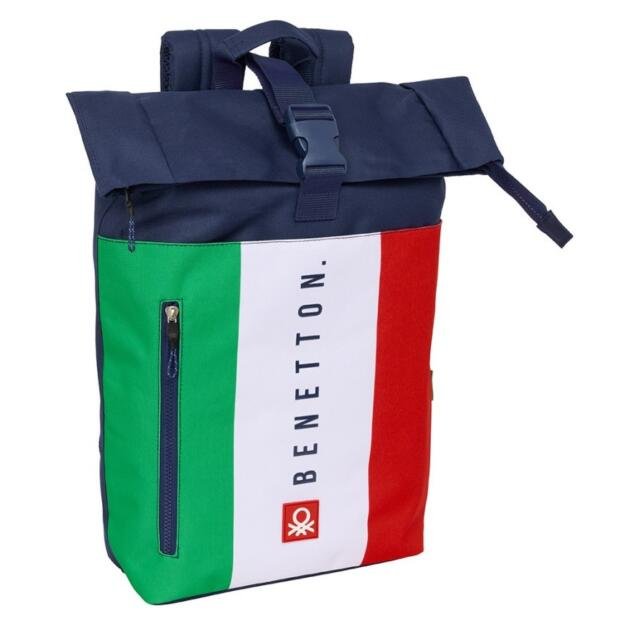 MOCHILA SOLAPA PARA PORTATIL 15,6'' BENETTON "FLAG"