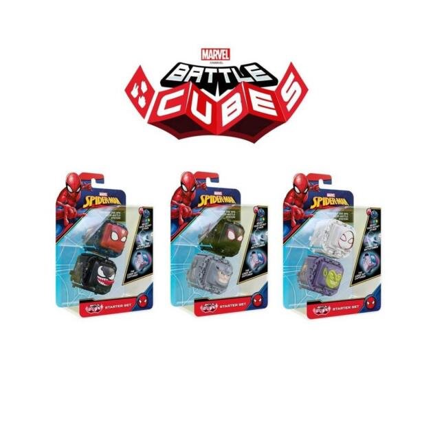 Spider-Man Marvel Battle Cubes - Desafío piedra, papel o tijera.