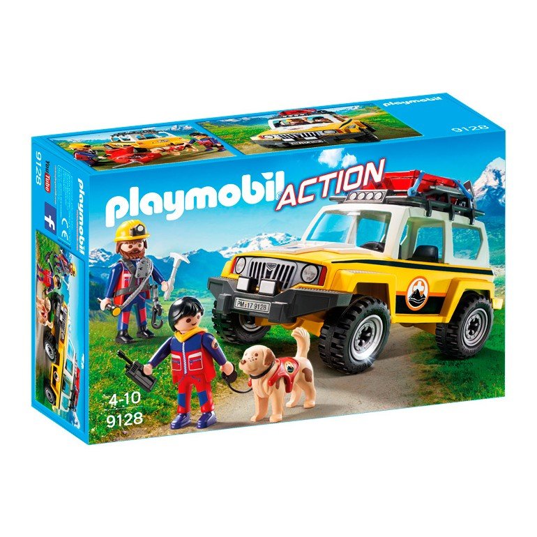 VEHÍCULO DE RESCATE DE MONTAÑA 9128 PLAYMOBIL