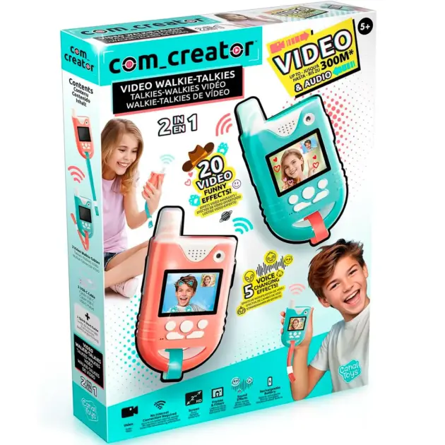 Com_creator - Walkie Talkies con Video 2 en 1