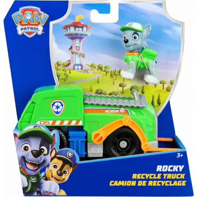 Rocky Camión de Reciclaje Patrulla canina