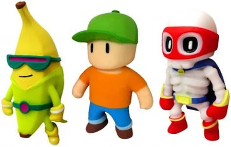 Stumble Guys Monsterflex Pack 3 figuras Super Bones
