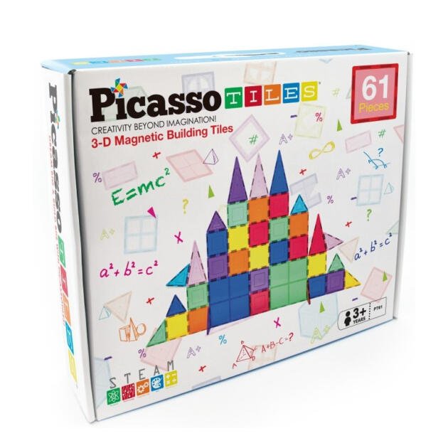 Picasso Tiles Bloques Magnéticos 61 piezas