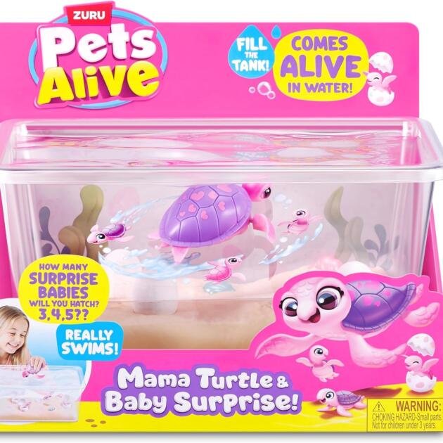 Mama Turtle & Baby Surprise - ZURU Pets Alive