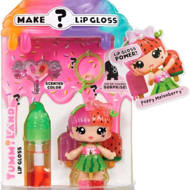 YUMMI LAND – Poppy Melonberry  ¡Crea tu propio Lip Gloss!