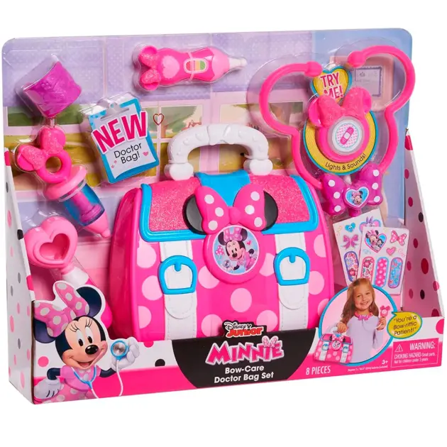 Maletín Doctor Minnie Mouse – Juego de Doctora Infantil (8 piezas)
