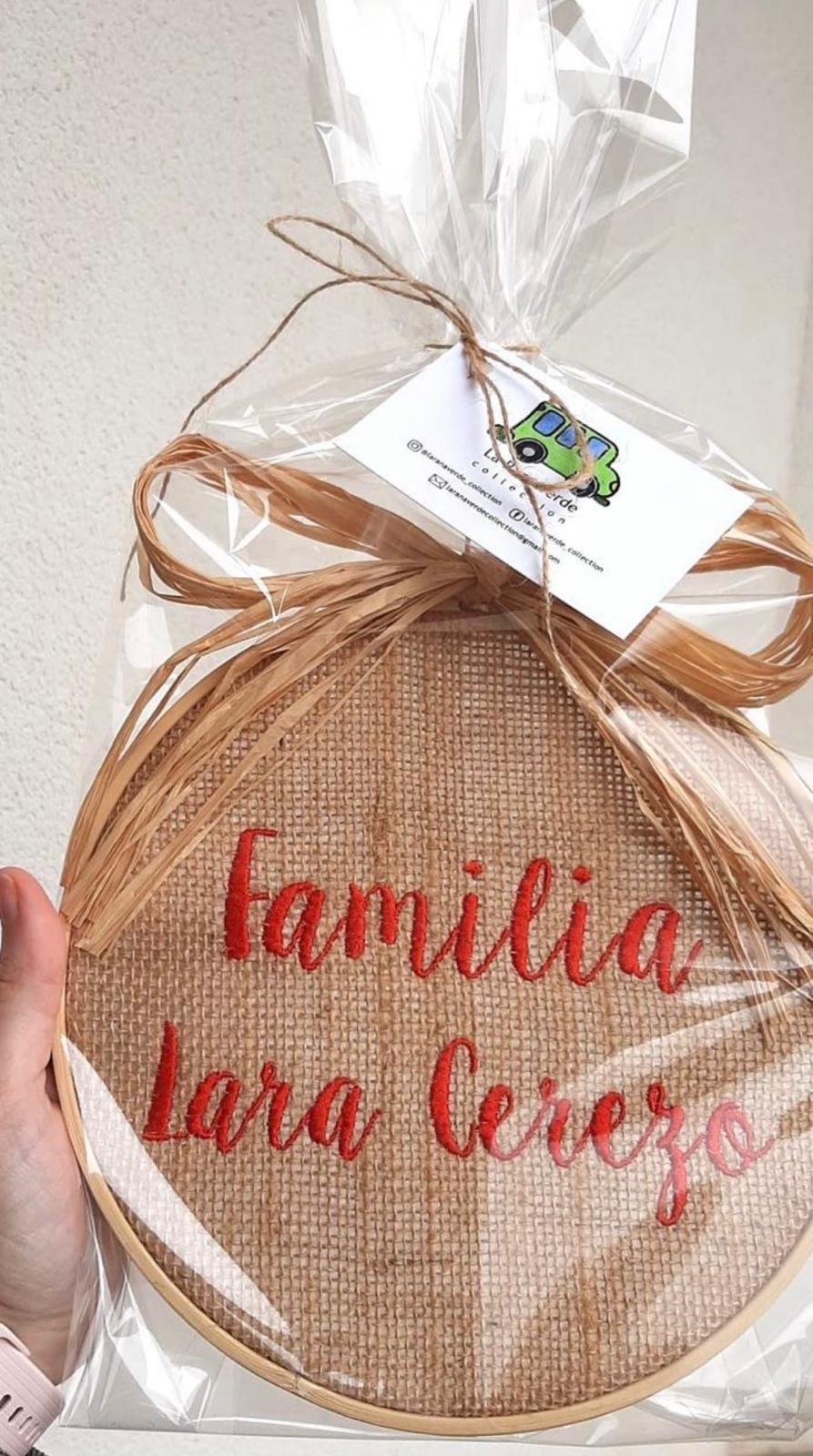 Bastidor de rafia 20,5 / 24 cm personalizado - Imagen 3