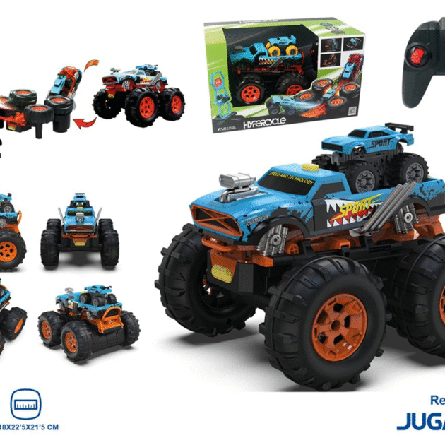 Monster Truck RC 2 en 1 con Mini Coche