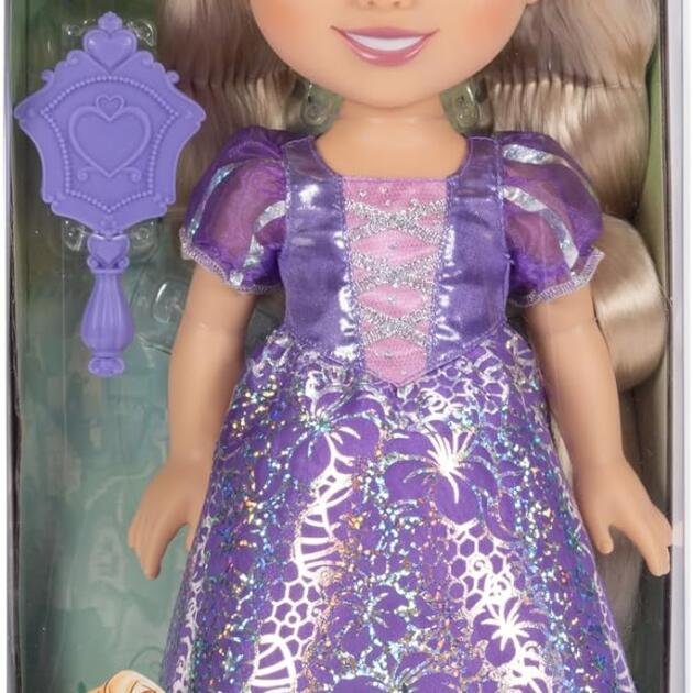 Muñeca Rapunzel Disney Princess 38 cm con Cepillo