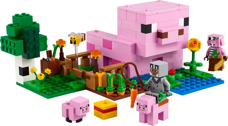 LEGO Minecraft – La Casa del Cerdito Bebé (21268) - Imagen 2