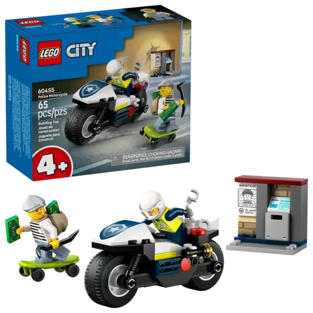 LEGO City 60455 – Moto de Policía