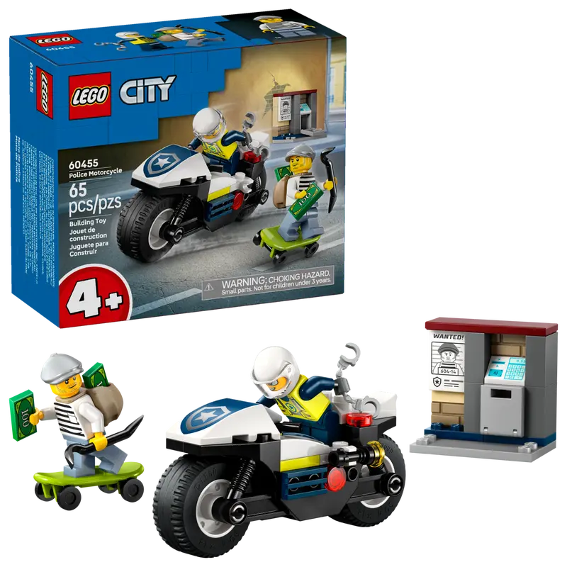 LEGO City 60455 – Moto de Policía