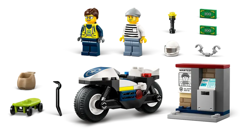LEGO City 60455 – Moto de Policía - Imagen 4
