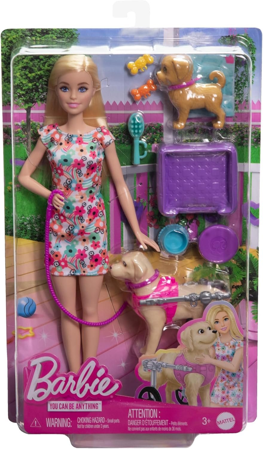 Barbie Veterinaria con Perritos y Accesorios