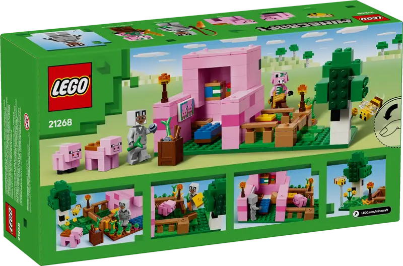 LEGO Minecraft – La Casa del Cerdito Bebé (21268) - Imagen 7